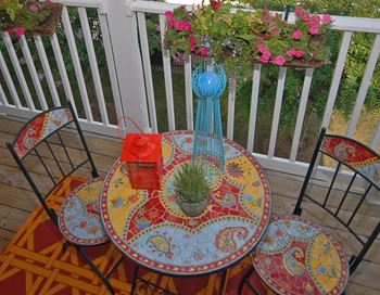 Private balcony